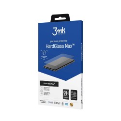 Tempered glass 3mk HardGlass Max Black for Apple iPhone 17 Pro