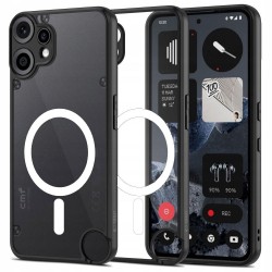 Tech-Protect MagMat MagSafe Case for Nothing CMF Phone 2 Pro - Black and Clear