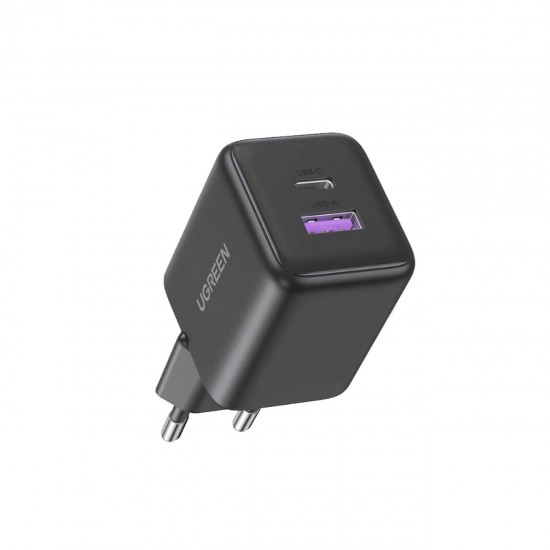 Ugreen X516 30W GaN Wall Charger 1x USB-A 1x USB-C - Gray
