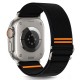 Tech-Protect Nylon Slip Strap for Apple Watch 44 / 45 / 46 / 49 mm - Black