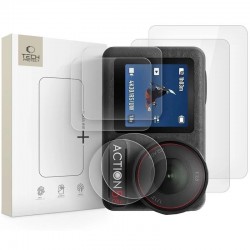 Tech-Protect Glass Fit+ 2-pack tempered glass for DJI Osmo Action 5 Pro - transparent