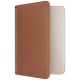 Uniq Belmont Passport Case with Apple Find My RFID Blocking Caramel Beige