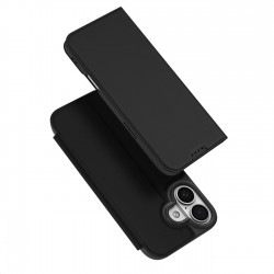 Dux Ducis Skin Pro iPhone 17 Case with Flip and Card Slot - Black