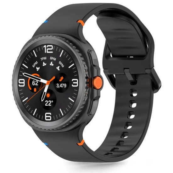 Tech-Protect Silicone Strap for Samsung Galaxy Watch 40/44/46 mm - Black