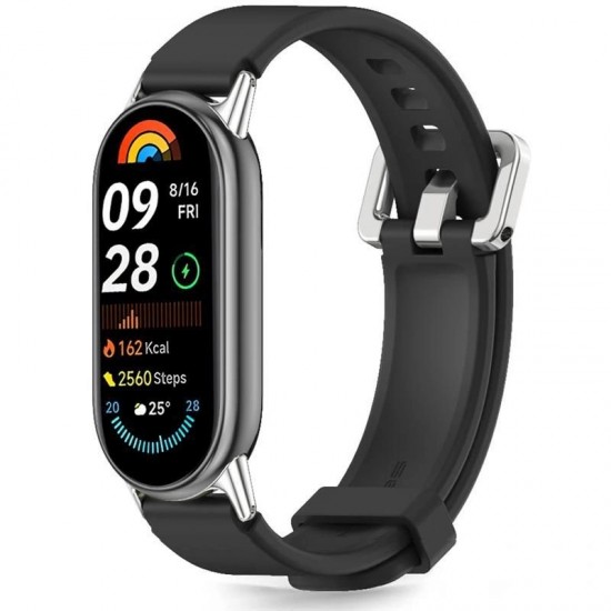 Tech-Protect IconBand Classic strap for Xiaomi Smart Band 8 / 9 / 10 / NFC - black