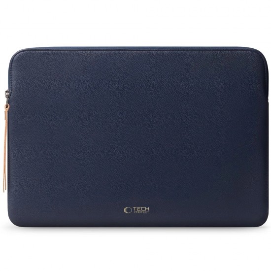 Tech-Protect Fleece Laptop Bag 15-16 - Navy Blue