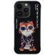 Nimmy Glasses Cool Cat Case for iPhone 15 Pro Max - Black