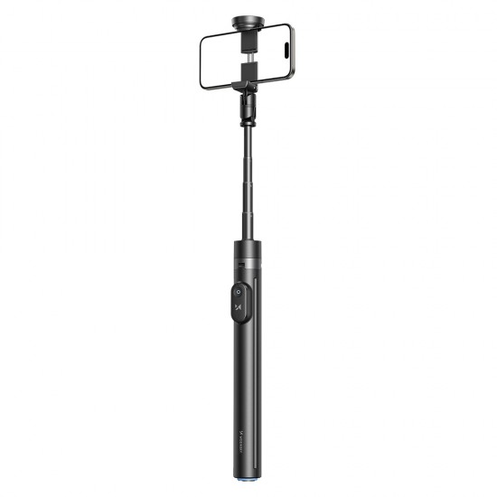 Selfie stick Wozinsky WRZP1 with automatically extendable legs, tripod function, 1.7m - black