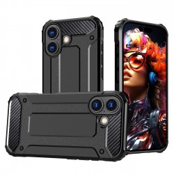 Hybrid Armor case for iPhone 17 - black
