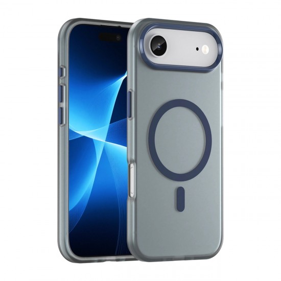 Magnetic Abrasive iPhone 17 Air Case Compatible with MagSafe - Matte Blue