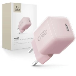 Tech-Protect NCM25 USB-C PD 25W Wall Charger - Pink