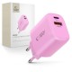 Tech-Protect NCA30 PD 30W QC3.0 USB-A / USB-C Wall Charger - Pink