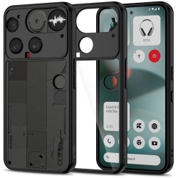 Tech-Protect MagMat Case for Nothing Phone 3 Black and Transparent
