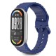 Tech-Protect Silicone Sport Strap for Xiaomi Smart Band 8 / 9 / 10 / NFC - Blue