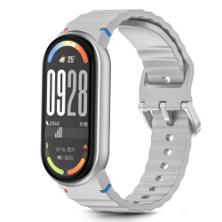 Tech-Protect Silicone Sport Strap for Xiaomi Smart Band 8 / 9 / 10 / NFC - Gray