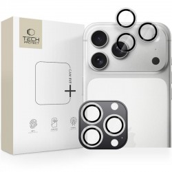 Tech-Protect Camring Fit+ Camera Cover for iPhone 14 Pro / Max / 15 Pro / Max / 16 Pro / Max / 17 Pro / Max - Clear