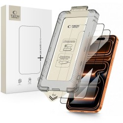 Tech-Protect Quick Set+ 2-pack tempered glass for iPhone 17 Pro Max - black