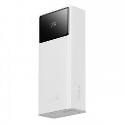 Baseus EnerFill FP41 30000mAh 22.5W Powerbank with Baseus Simple USB-A - USB-C 3A 30cm Cable - White
