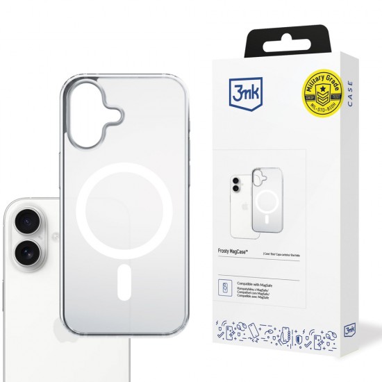 3mk Frosty MagCase for iPhone 17 - white