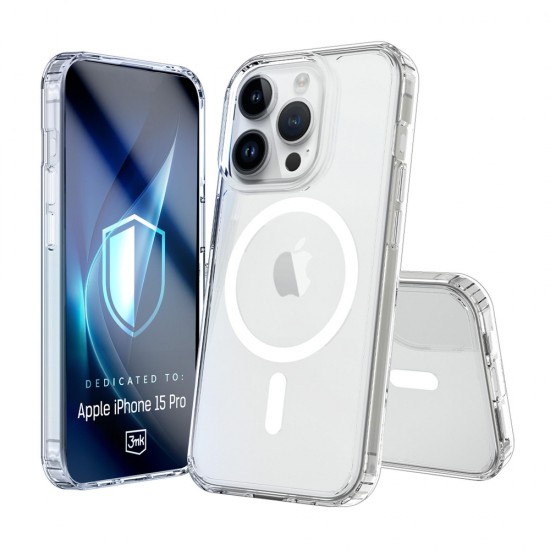 3mk Armor MagCase for iPhone 15 Pro - Transparent
