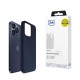 3mk Silicone Case for iPhone 16 Pro Max - Navy Blue