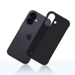 3mk Just20g Matt Case for Apple iPhone 16 - Matte Black