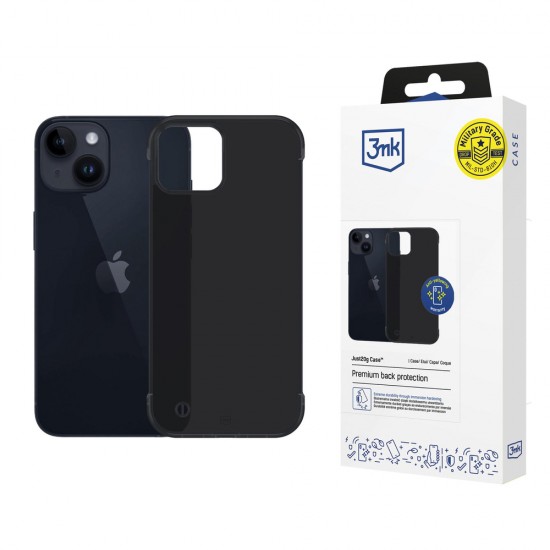 3mk Just20g Matt Case for Apple iPhone 14 Plus - Matte Black