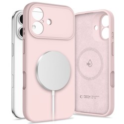 Tech-Protect Silicone MagSafe Case for iPhone 17 - Pink
