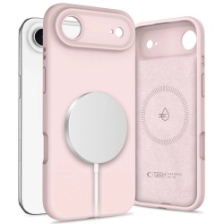 Tech-Protect Silicone MagSafe Case for iPhone 17 Air - Pink