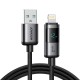 Joyroom S-A16 Pro Prism Series 3A USB-A - Lightning Cable with Display 1.2m - Black