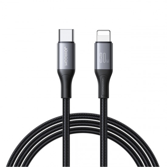 Joyroom S-A28 Flash Series 30W USB-C - Lightning cable 1m - black
