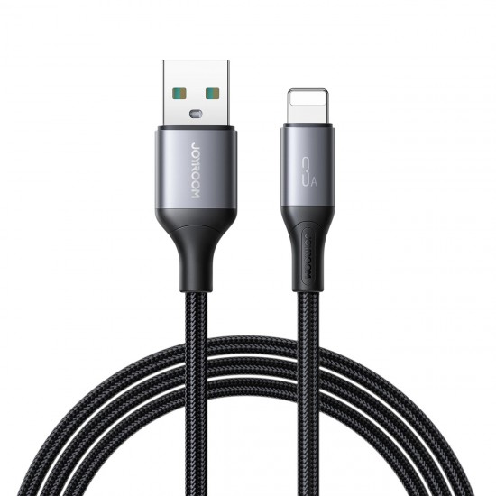 Joyroom S-A28 Flash Series 3A USB-A - Lightning cable 2m - black