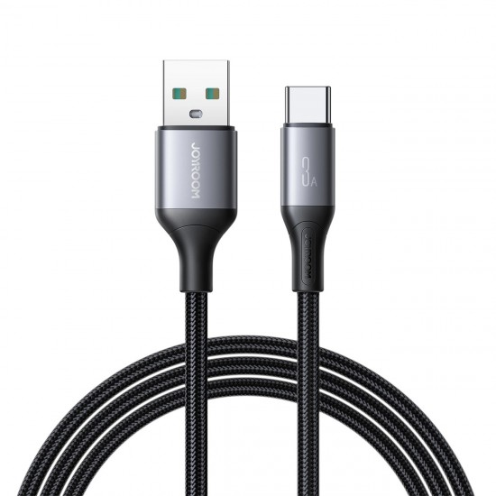Joyroom S-A28 Flash Series 3A USB-A - USB-C cable 1m - black