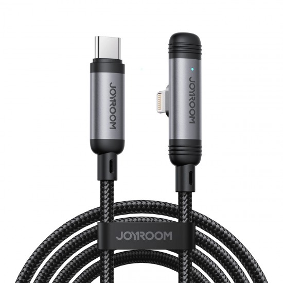 Joyroom S-A56 EnjoyX Series 90° USB-C - Lightning cable 30W 1.2m - black