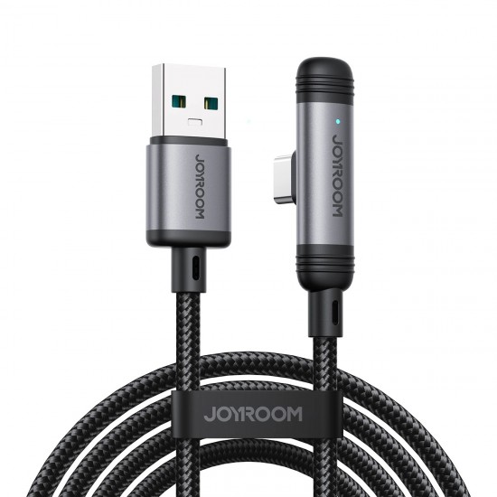 Joyroom S-A56 EnjoyX Series 90° USB-A - USB-C 3A cable 1.2m - black