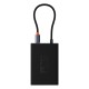 Baseus PioneerJoy 8-in-1 USB-C hub HDMI 4K@60Hz + HDMI 4K@30Hz + DisplayPort 8K@30Hz + VGA + 2 x USB-A 3.0 + 2 x USB-C - gray
