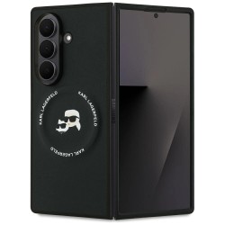 Karl Lagerfeld Karl&Choupette Logo MagSafe Case for Samsung Galaxy Z Fold7 - Black