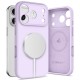 Tech-Protect Silicone MagSafe Case for iPhone 17 Pro Max - Purple