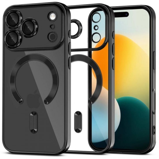 Tech-Protect MagFlex MagSafe Case for iPhone 17 Pro Max - Clear Black