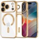 Tech-Protect MagFlex MagSafe Case for iPhone 17 Pro - Transparent Gold