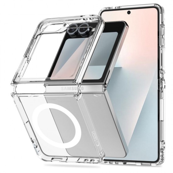 Tech-Protect FlexAir Hybrid MagSafe Case for Samsung Galaxy Z Flip 6 / 7 FE - Transparent