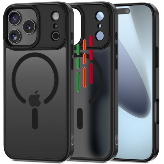 Tech-Protect MagMat XT 4-set MagSafe Case for iPhone 17 Pro - Matte Black