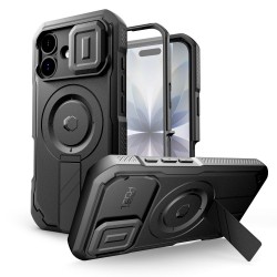 Tech-Protect Kevlar MagSafe case for iPhone 17 - black