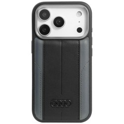 Audi A6 Synthetic Leather MagSafe Case for iPhone 17 Pro - Black