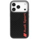Audi R8 Carbon Fiber MagSafe Case for iPhone 17 Pro - Black