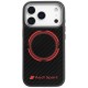 Audi RSQ Carbon Fiber Sport Red Circle MagSafe Case for iPhone 17 Pro - Black