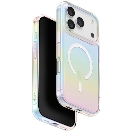 Uniq Iridescia Magclick Charging Case for iPhone 17 Pro - Multicolor