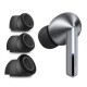 Tech-Protect Ear Tips for Samsung Galaxy Buds 3 Pro in sizes S / M / L - black (3 pcs.)