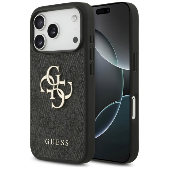 Guess 4G Big Logo Case for iPhone 17 Pro - Black
