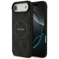 Guess 4G Ring Classic Logo MagSafe case for iPhone 17 Air - black